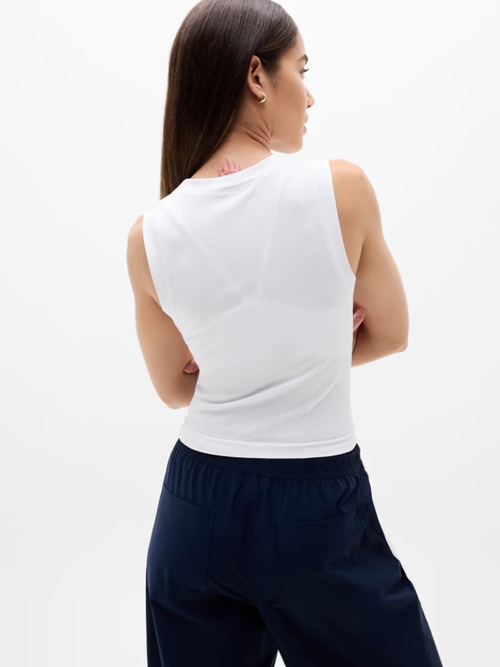 Athleta Renew Seamless Muscle Tank // White - Picture 2 of 5